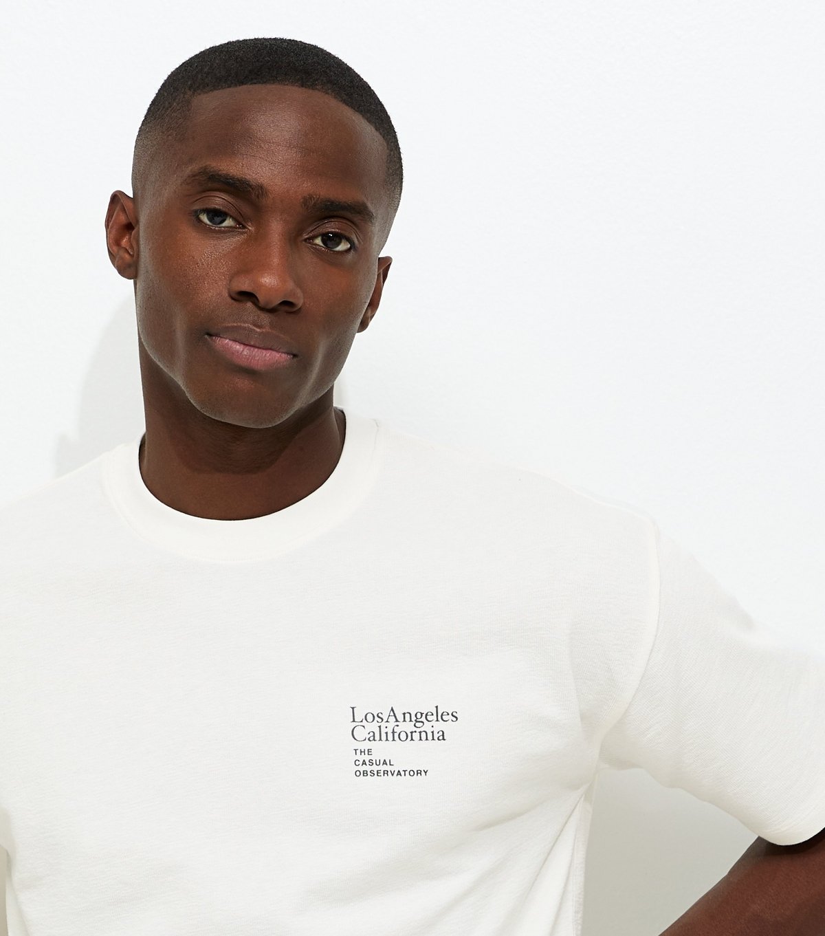 New Look Men's Off White Oversized Observatory Print T-Shirt New Look - 2