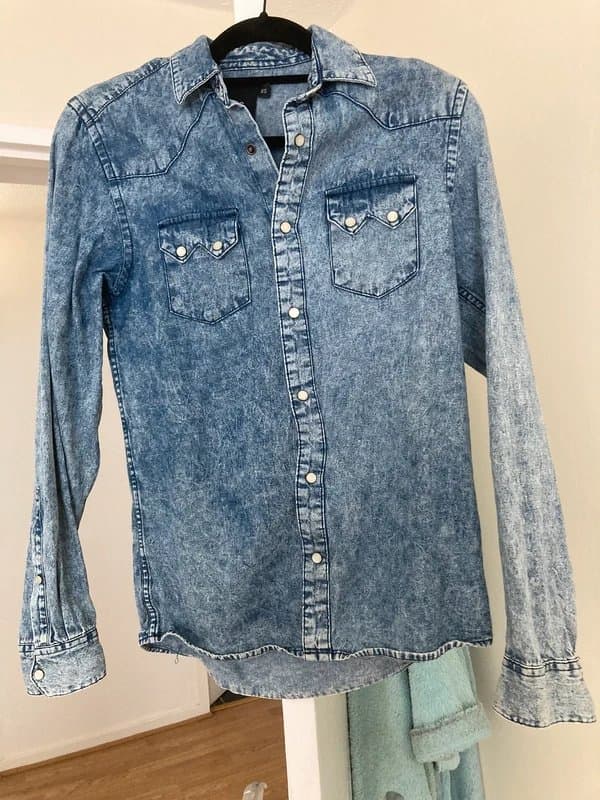 ASOS ASOS Denim Shirt Long Sleeve XS