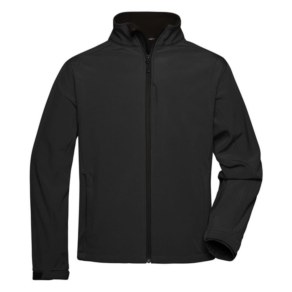 James and Nicholson James and Nicholson Men's Soft Shell Jacket in Black