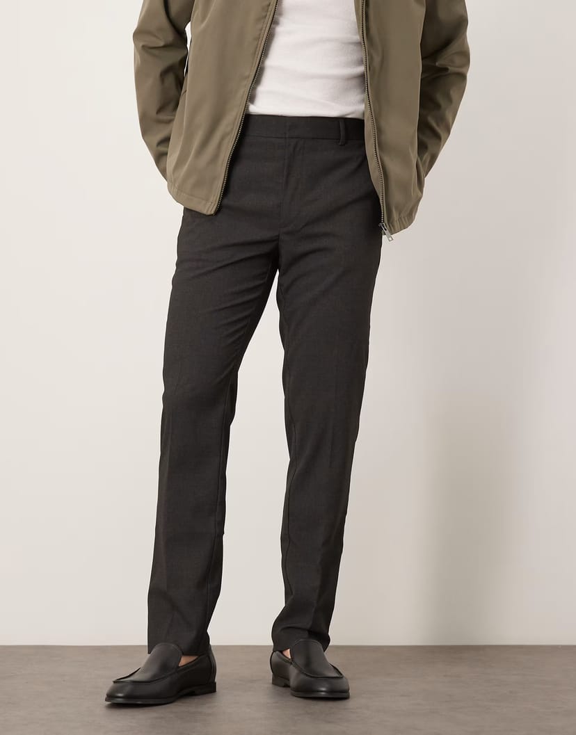 ASOS ASOS DESIGN smart skinny fit trousers in black - 1