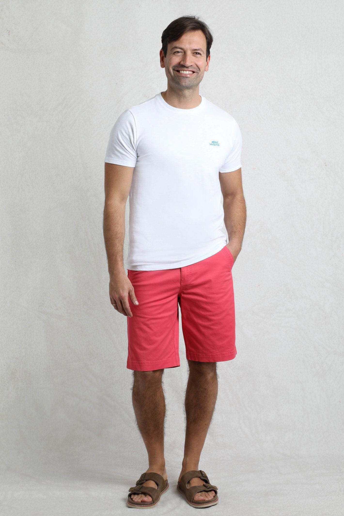 Weird Fish Weird Fish Men's Fished Branded T-Shirt in White - 4