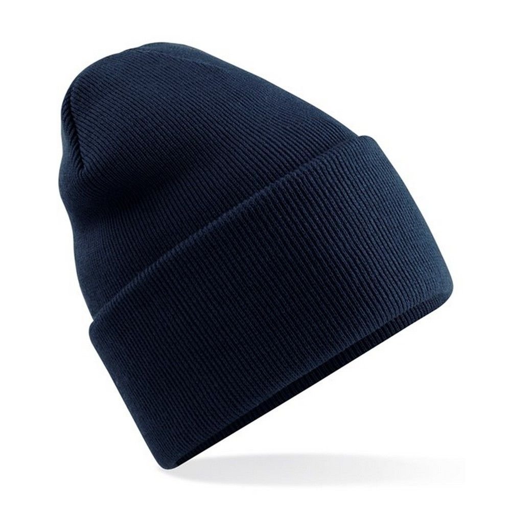 Beechfield Beechfield Men's Original Turned Up Cuff Beanie in Dark Navy - 2