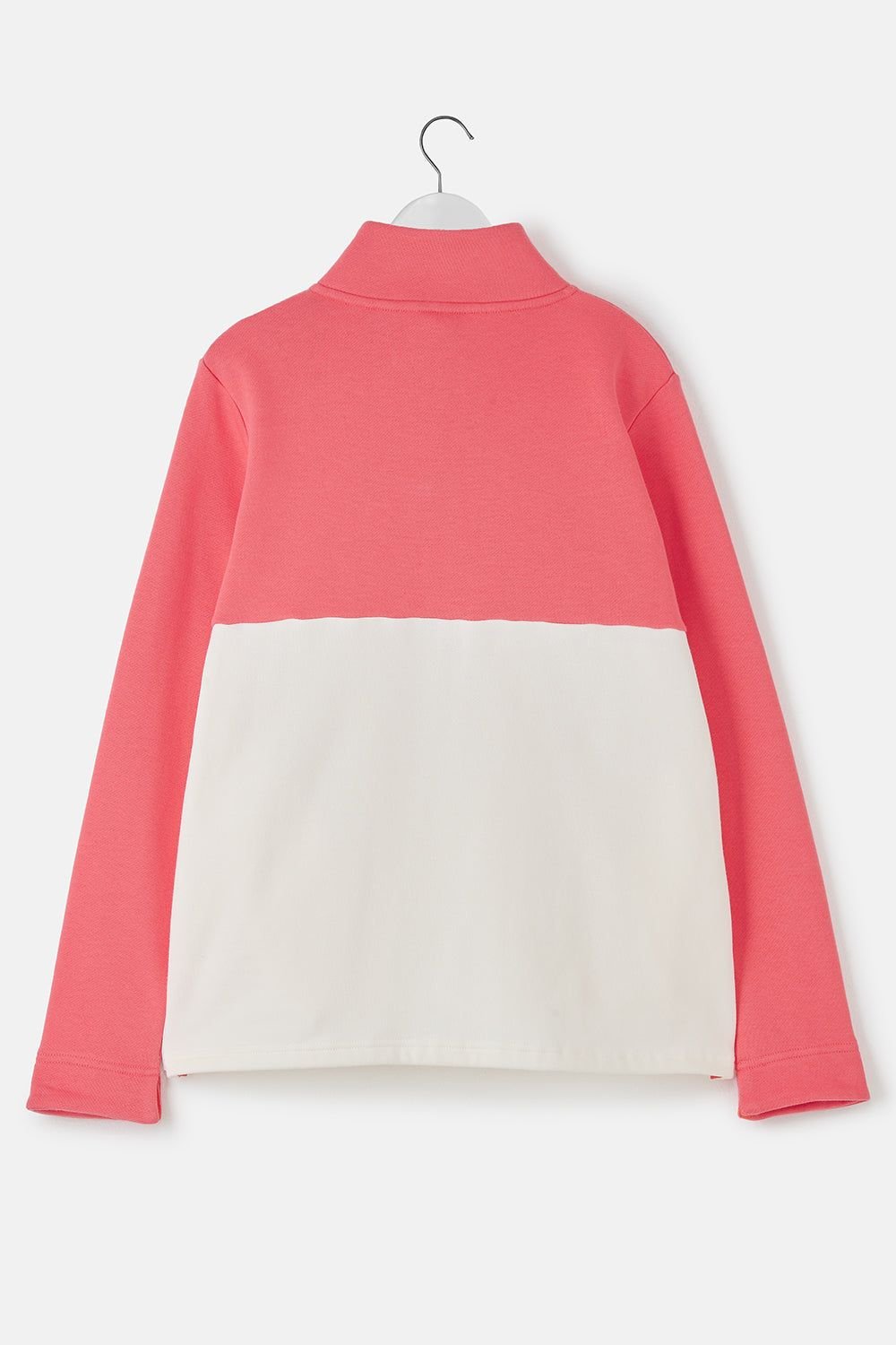 Lighthouse Clothing Lighthouse Clothing Women's Haven Jersey Popper Detail Cotton Top in Coral - 3