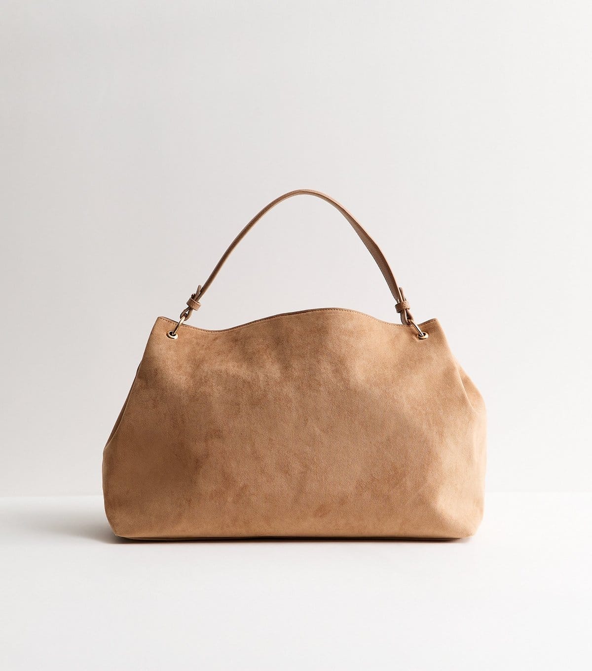 New Look Camel Faux Suede Slouchy Tassel Hobo Bag New Look - 4