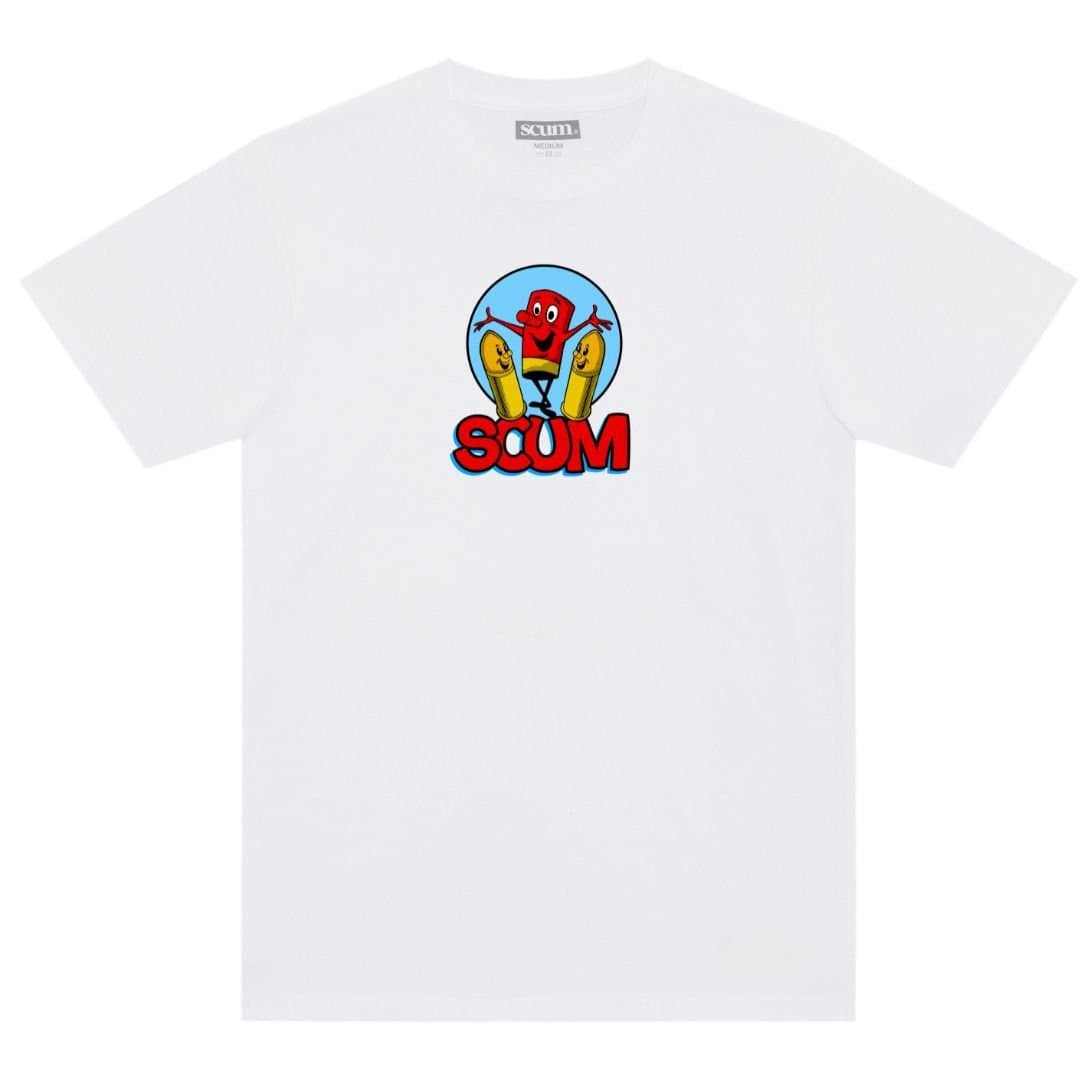 Scum Scum Men's Loaded T-Shirt in White