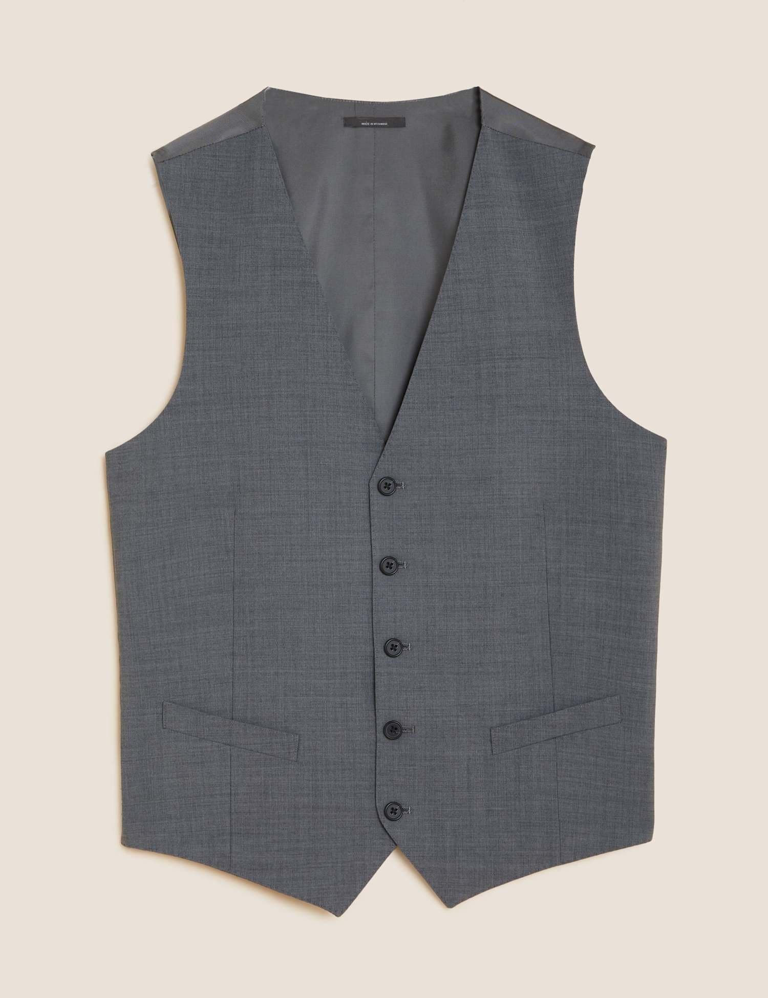 Marks & Spencer M&S The Ultimate Waistcoat Light Grey