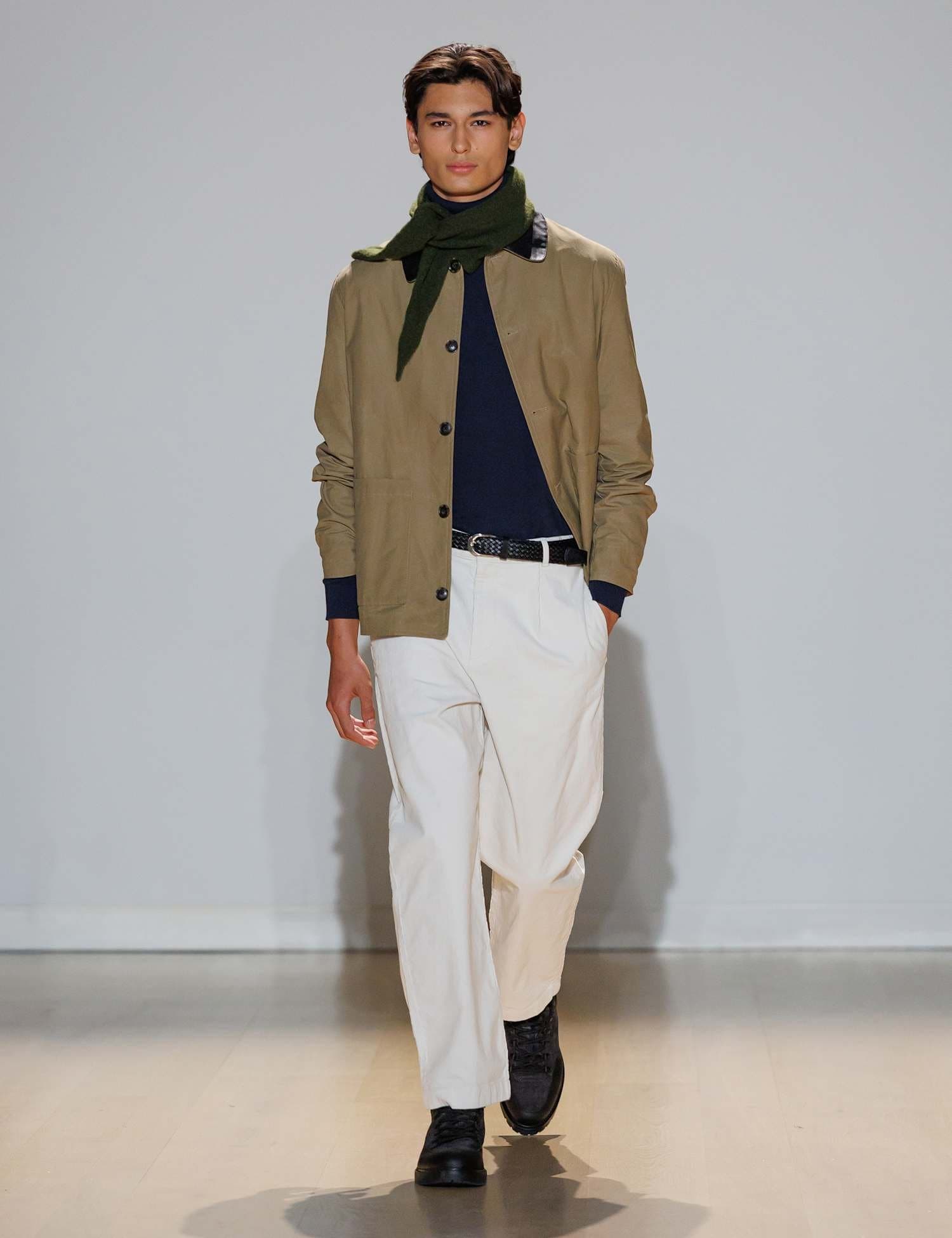 Marks & Spencer M&S Pure Cotton Wax Chore Jacket Stone