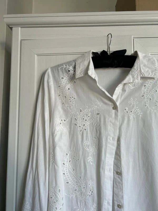 Primark White Cotton Shirt M