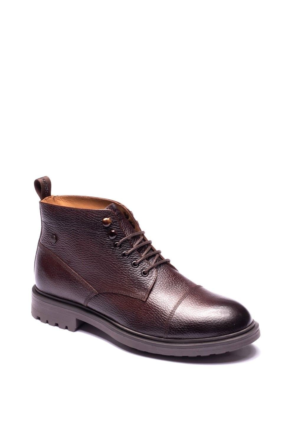 Base London Base London Men's Mercer Toe Cap Boot in Brown