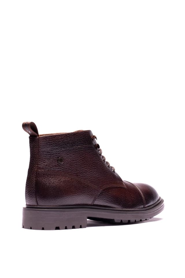 Base London Base London Men's Mercer Toe Cap Boot in Brown - 2
