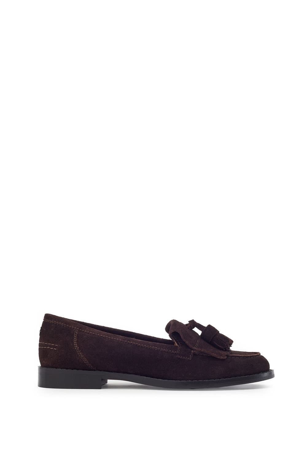 Moda In Pelle Moda In Pelle Women's 'Florana' Suede Loafers in Dark Brown