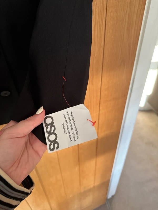 ASOS Design Black asos waist coat