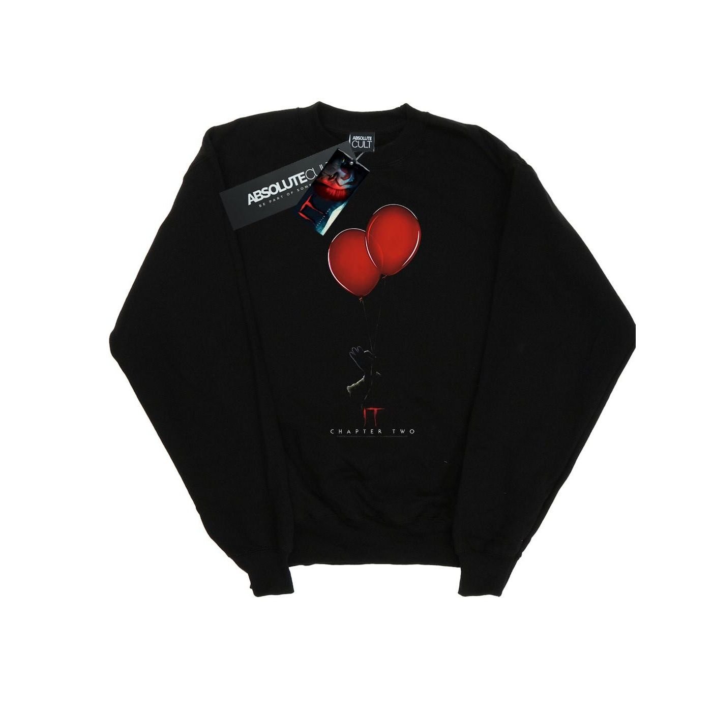 IT Chapter Two IT Chapter Two Men's Hand With Balloons Sweatshirt in Black - 2