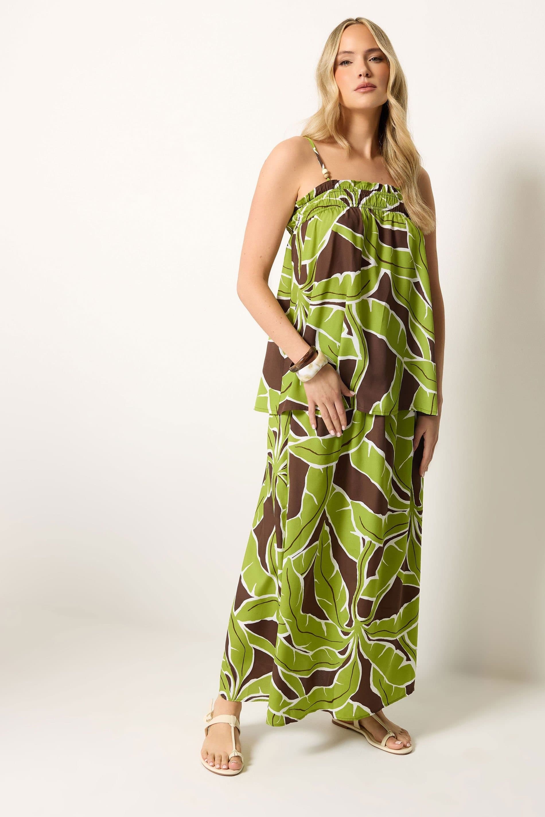 Long Tall Sally Long Tall Sally Women's Tall Printed Skirt & Top Set