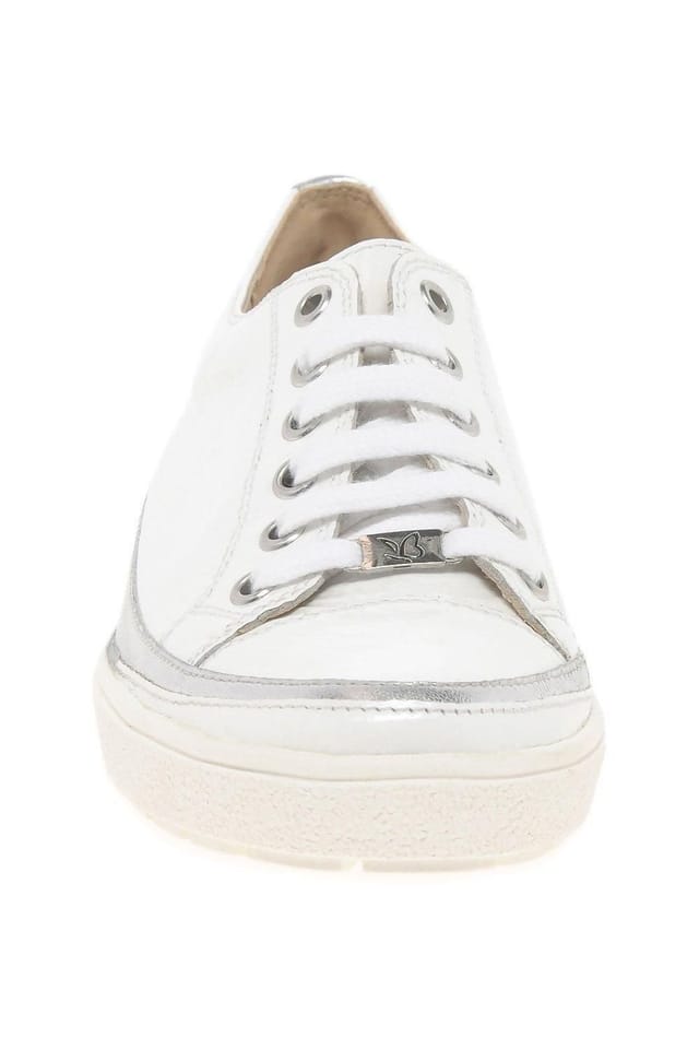Caprice Caprice Women's 'Star' 'Casual Lace Up Trainers in White - 2