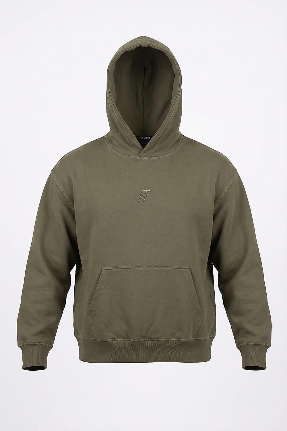 Foster Taylor Foster Taylor Men's Oversized Hoodie in Khaki