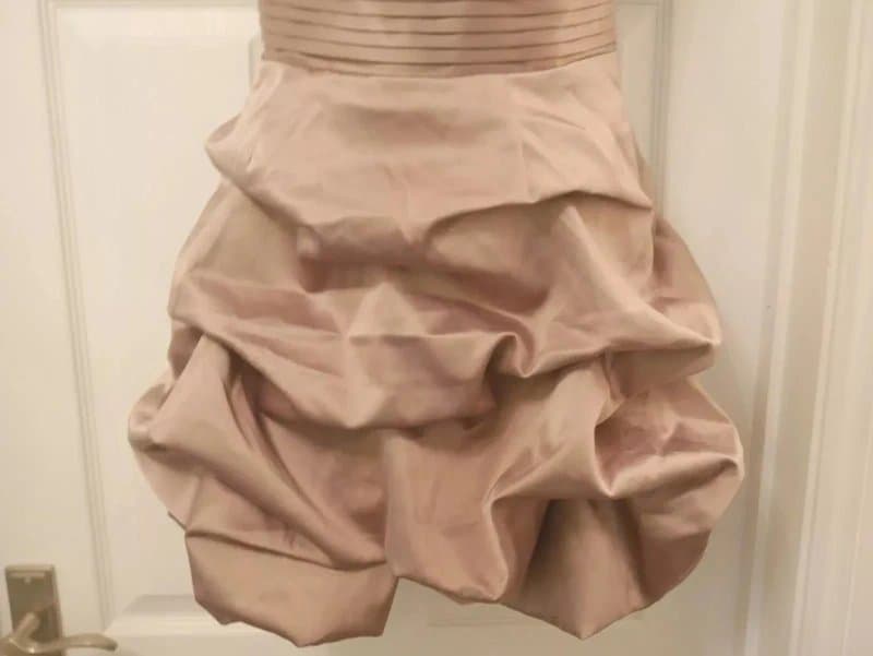 New Look Gold Strapless Dress New Look Size 10 Party Corset Bodice Ladies Womens Evening