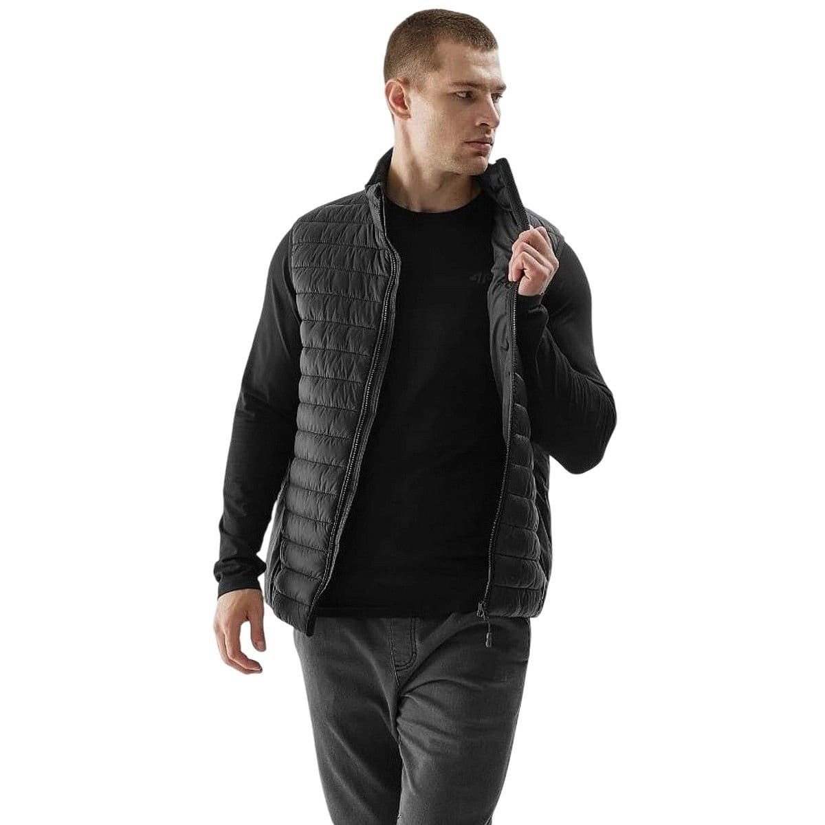 4F 4F Men's M062 Gilet in Black - 4