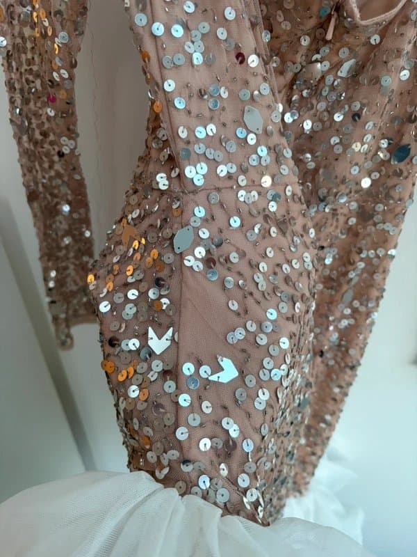 ASOS ASOS Luxe sparkly evening dress size 10