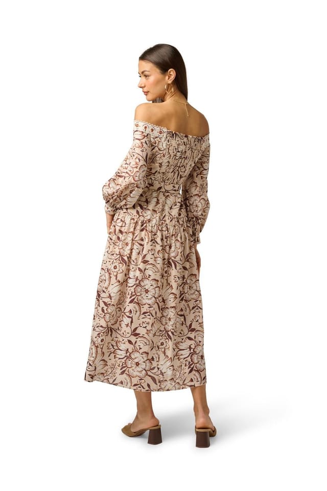 Adrianna by Adrianna Papell Adrianna by Adrianna Papell Women's Printed Midi Dress in Ivory - 3