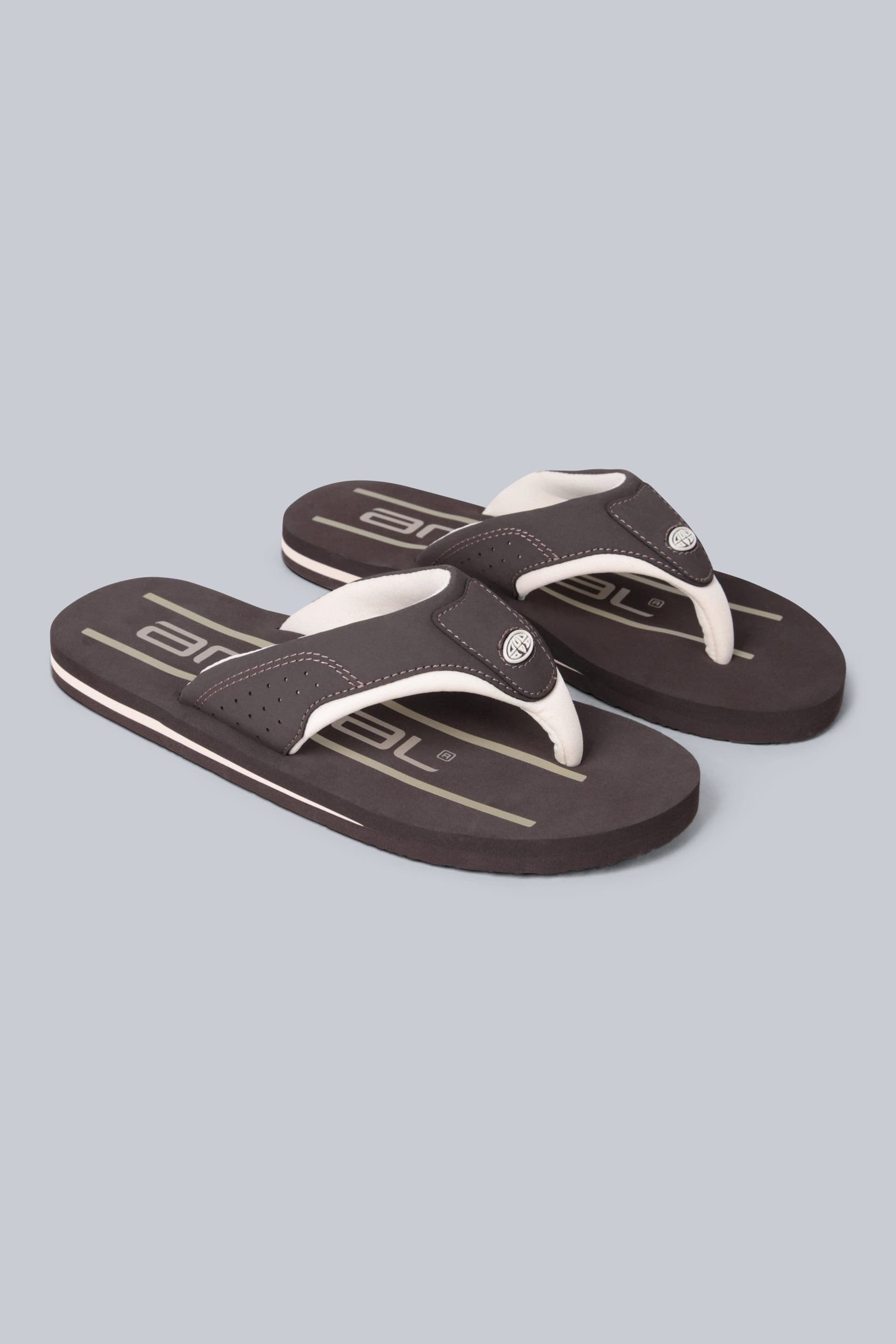 Animal Animal Men's 'Jekyl' Soft Padded Flip-Flops in Dark Brown