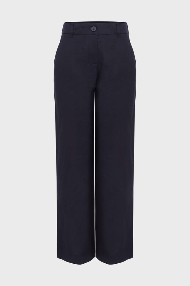 Hobbs London Hobbs London Women's Lynn Trouser in Dark Navy - 2