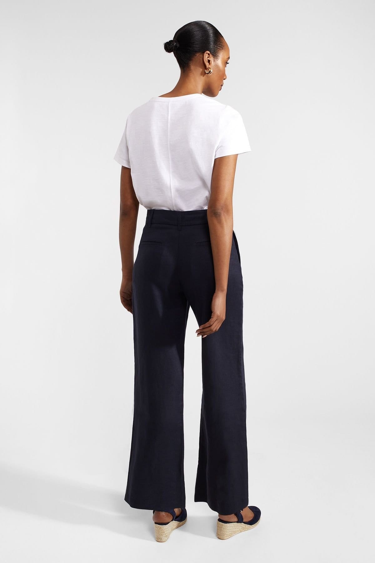 Hobbs London Hobbs London Women's Lynn Trouser in Dark Navy - 4