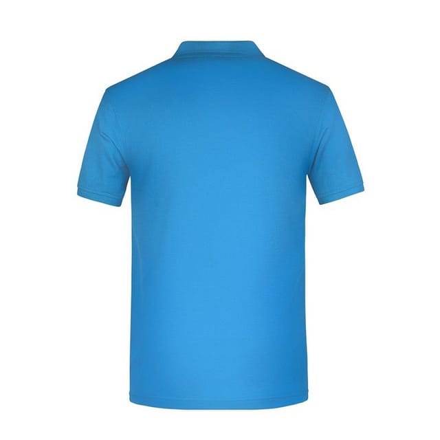 James and Nicholson James and Nicholson Men's Bio Workwear Polo Shirt in Aqua - 2