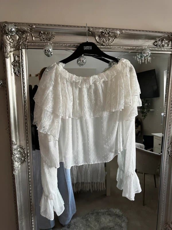 ASOS ASOS white lace top