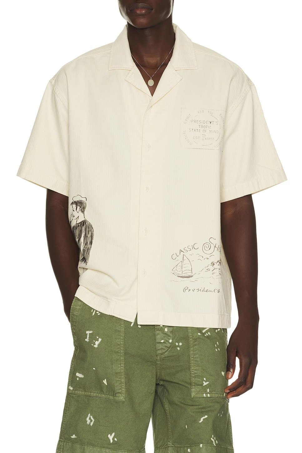 revolve Hand Painted Reef Shirt