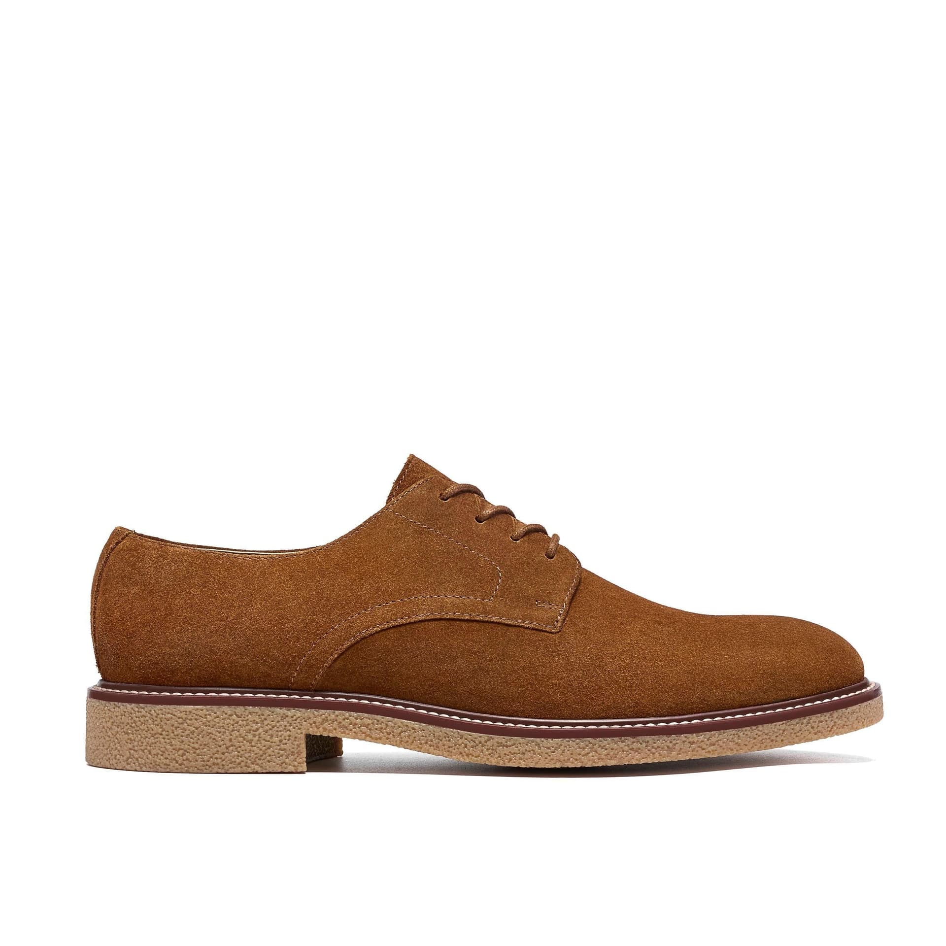 Clarks Clarks Men's Chelwood Lace Cola Suede Derby Shoes, Lace Up in Brown