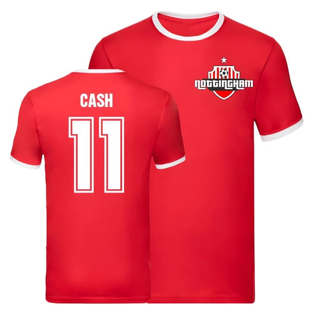 Nottingham Forest Nottingham Forest Men's Matty Cash Ringer Tee in Red