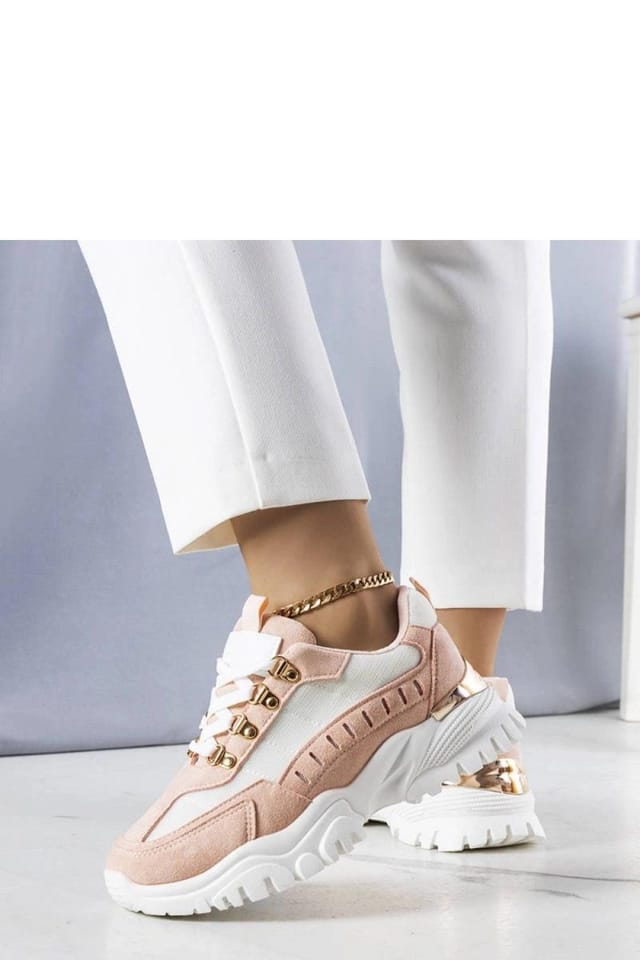 Love Lace Love Lace Women's Sport Lace Up Sneakers for Summer Comfort Rubber Sole Style in Coral - 3