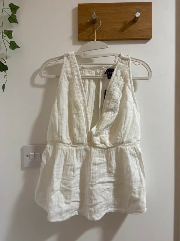 New Look New Look | White V Neck Cami Top