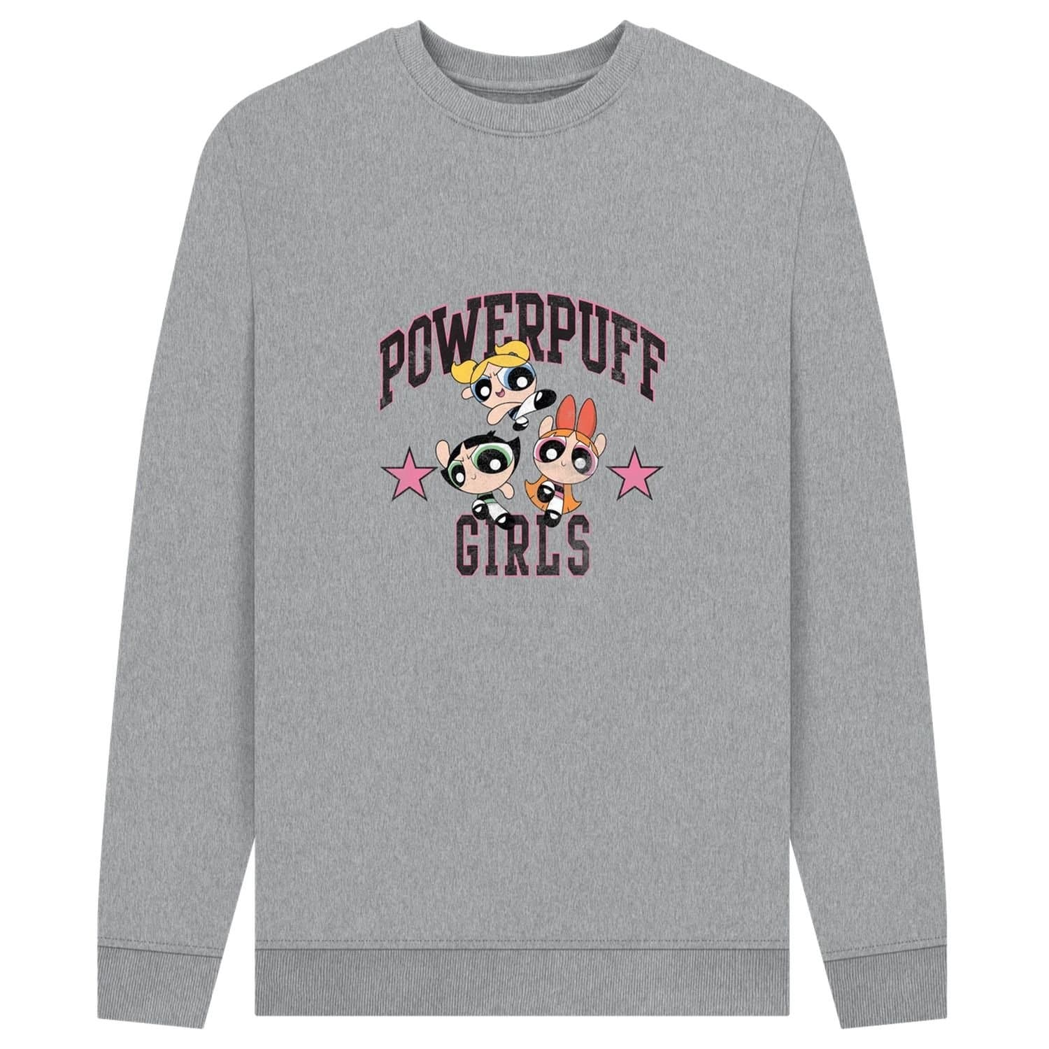 Powerpuff Girls Powerpuff Girls Men's Logo Sweatshirt in Grey