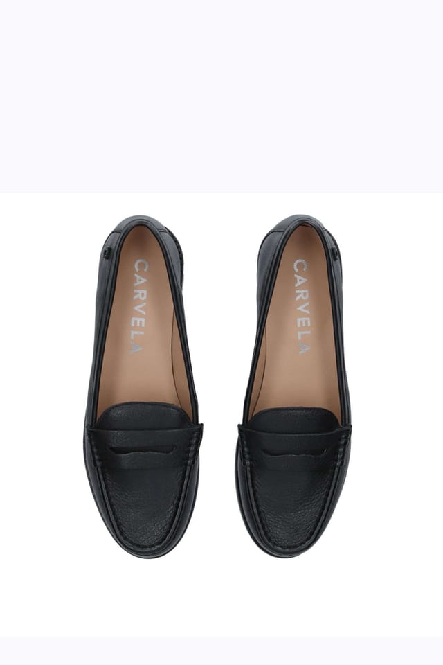 Carvela Carvela Women's 'Crackle' Leather Flats in Black - 2