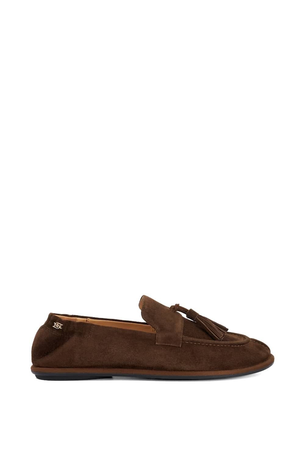 Dune London Dune London Women's 'Grounding' Suede Loafers in Brown