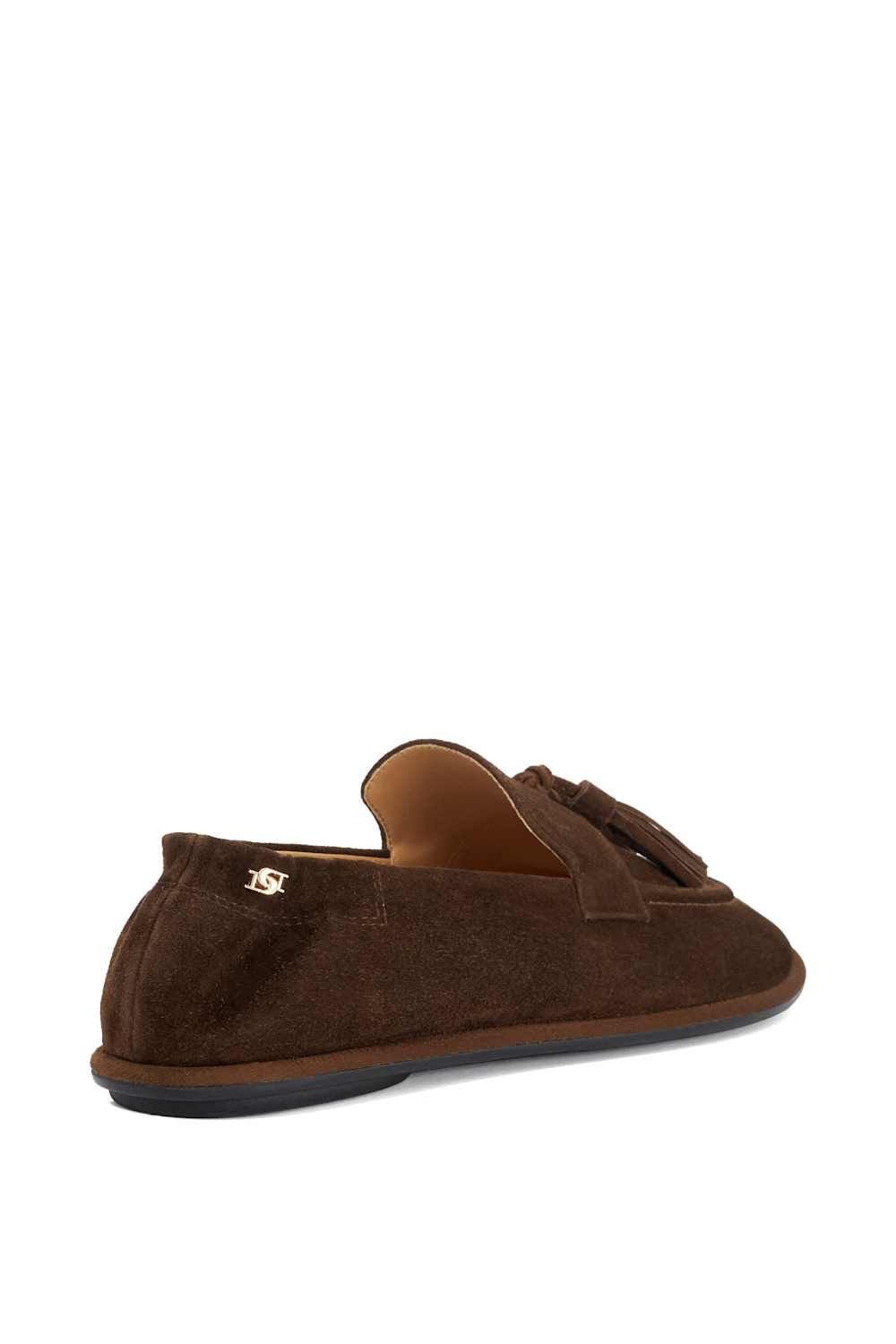 Dune London Dune London Women's 'Grounding' Suede Loafers in Brown - 3
