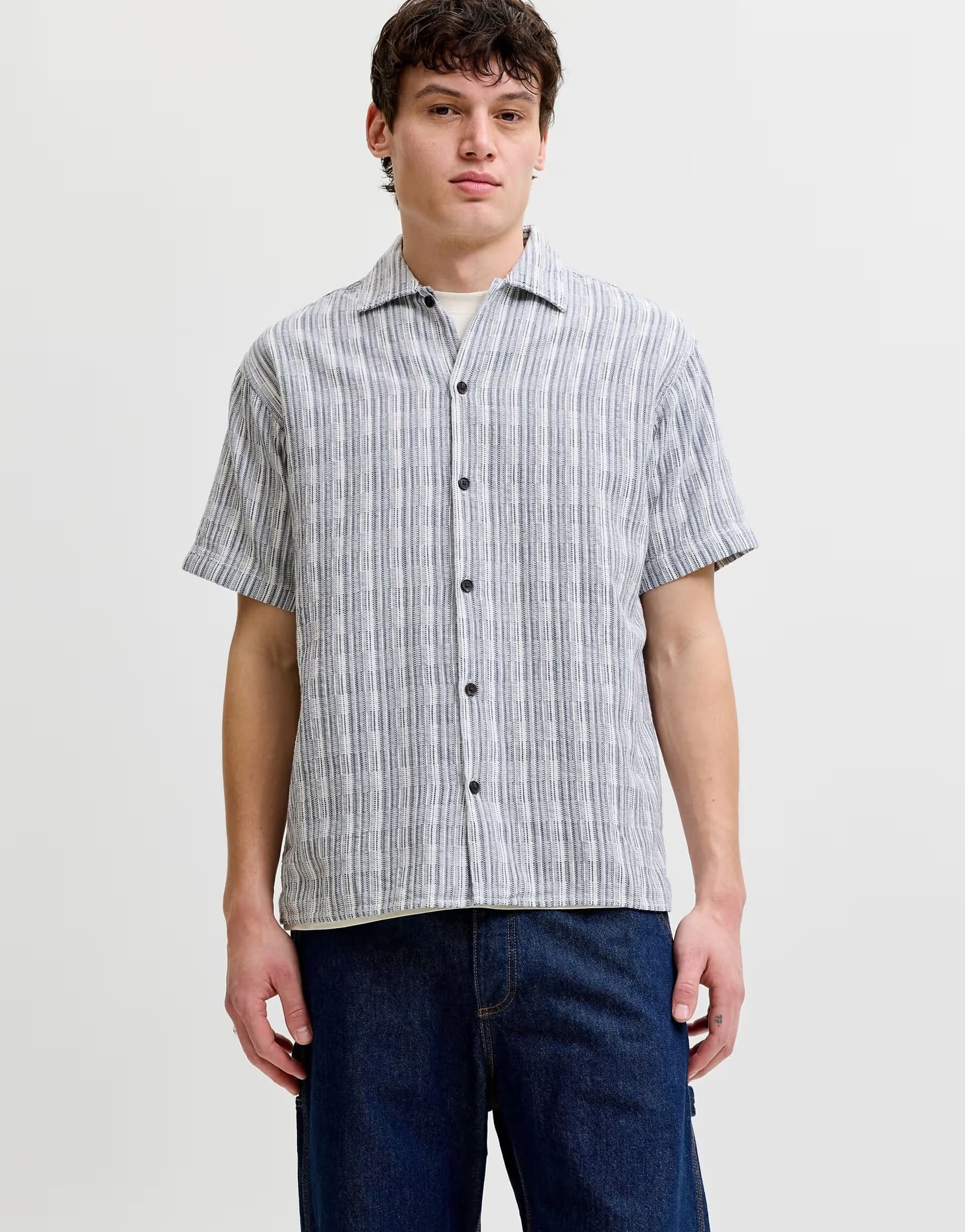 ASOS Jack & Jones Resort shirt in riviera