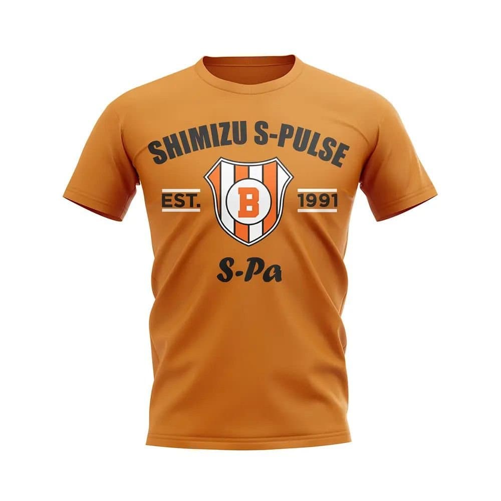 Shimizu S-Pulse Shimizu S-Pulse Orange Personalised Football T-Shirt