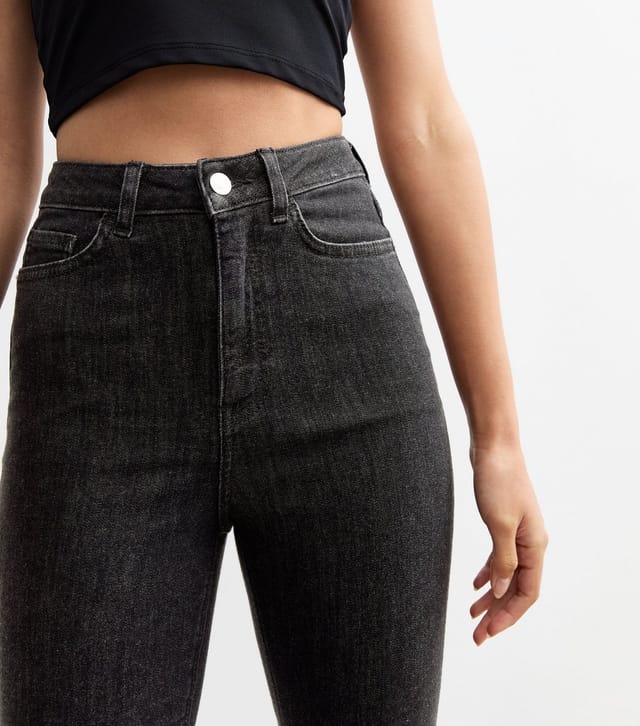 New Look Women's Washed Black Flared Jeans New Look - 3