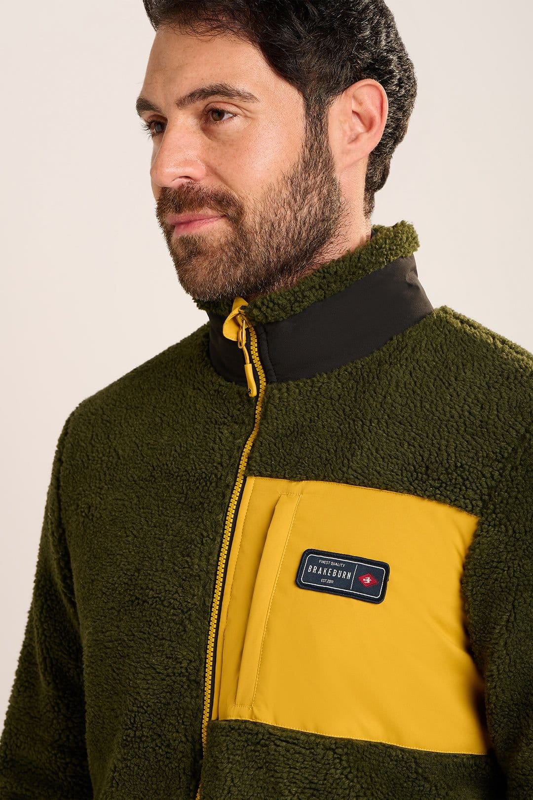Brakeburn Brakeburn Men's TEVERSHAM JACKET in Khaki - 4