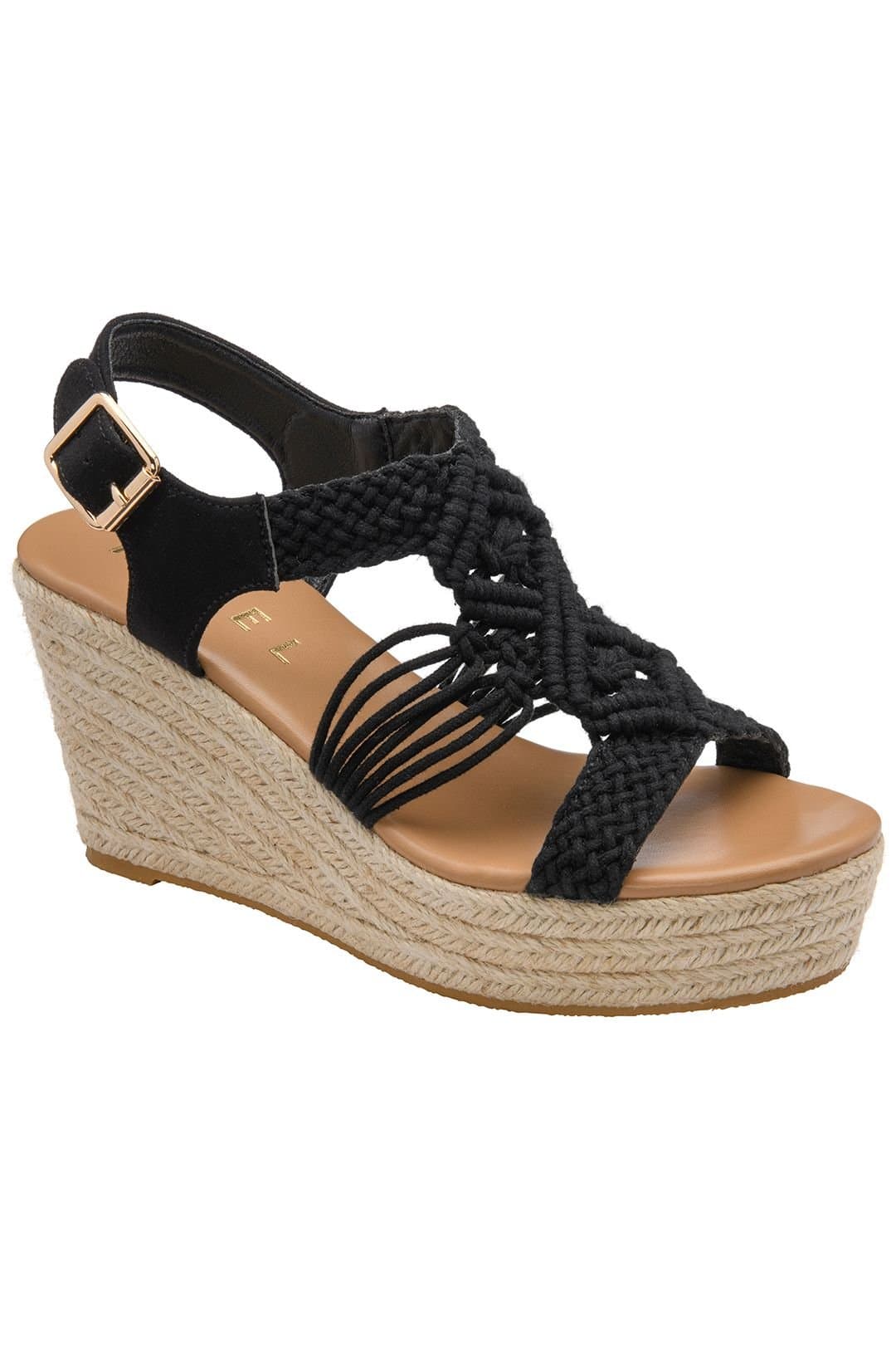 Ravel Ravel Women's 'Kennley' Espardille Wedge Sandals in Black