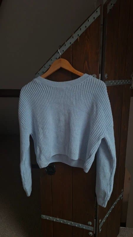 New Look Light blue cotton jumper