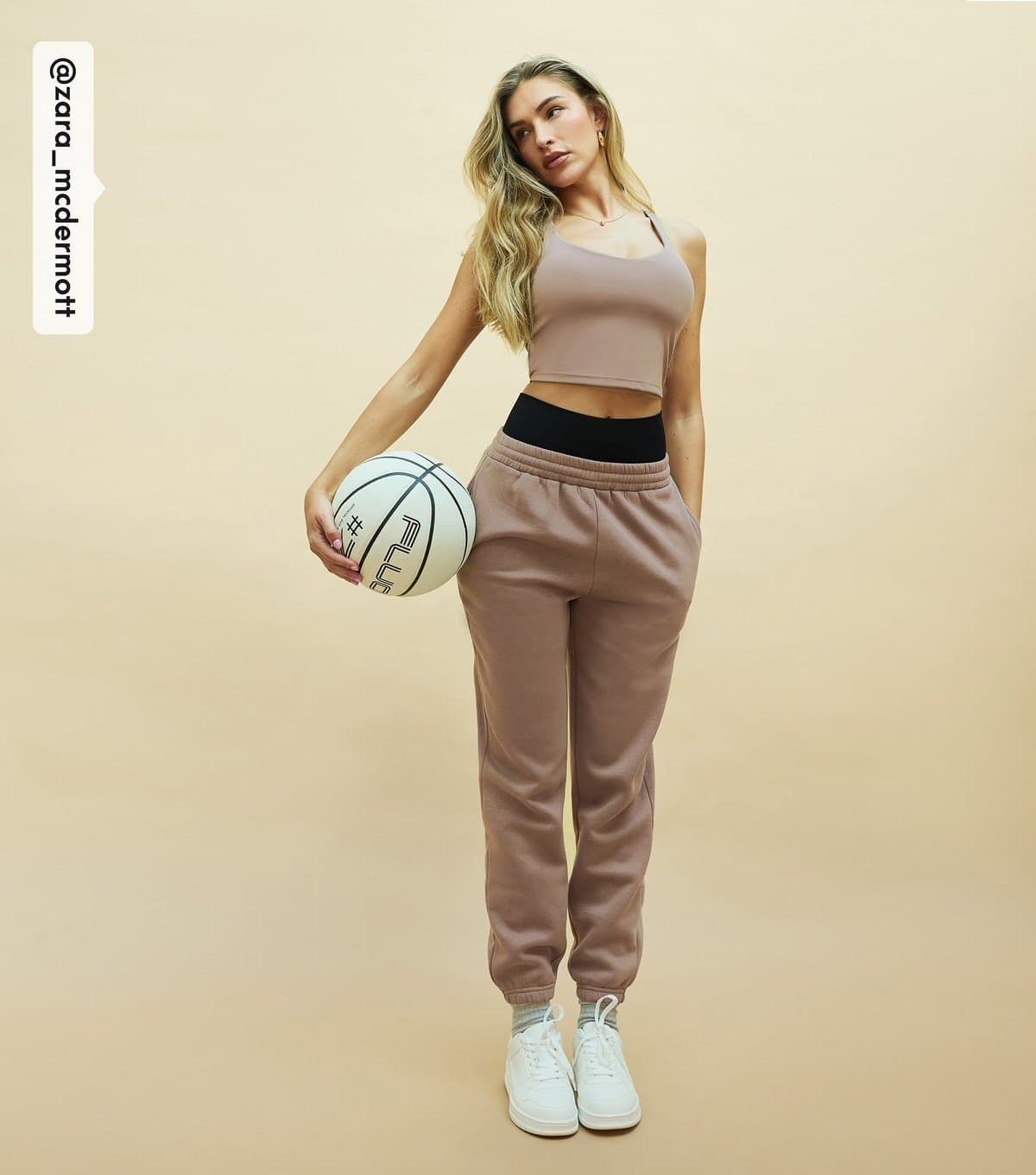 Rise Rise Mink Jersey Joggers by Zara McDermott