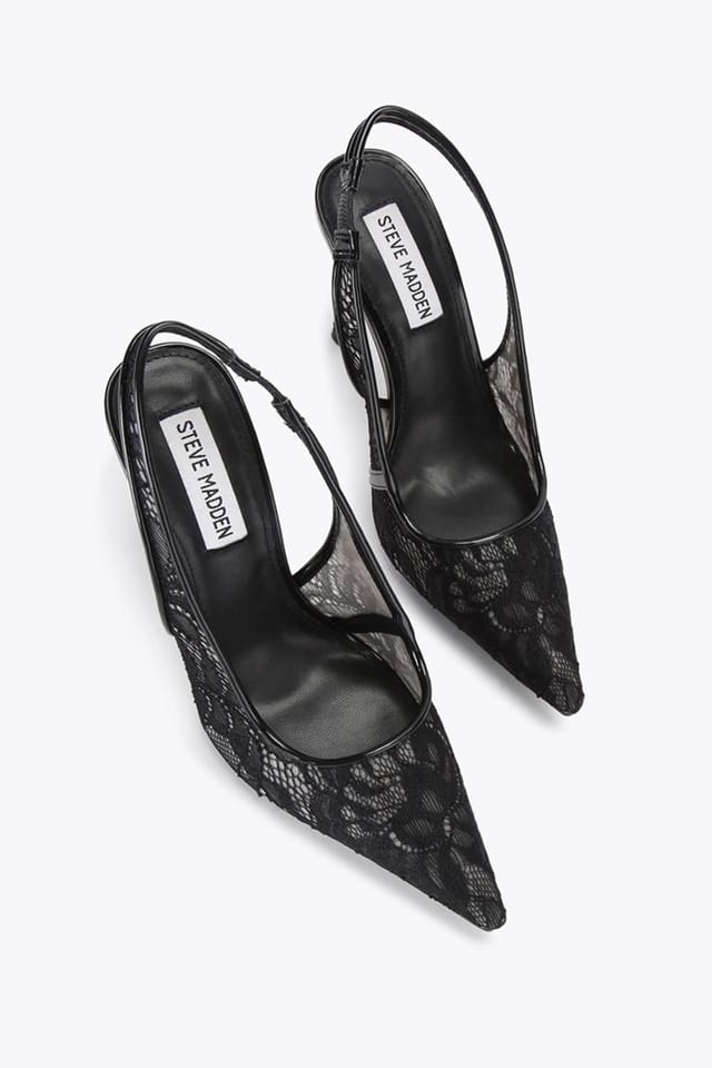 Steve Madden STEVE MADDEN Women's 'Reyes Lace 169' Heels in Black - 2