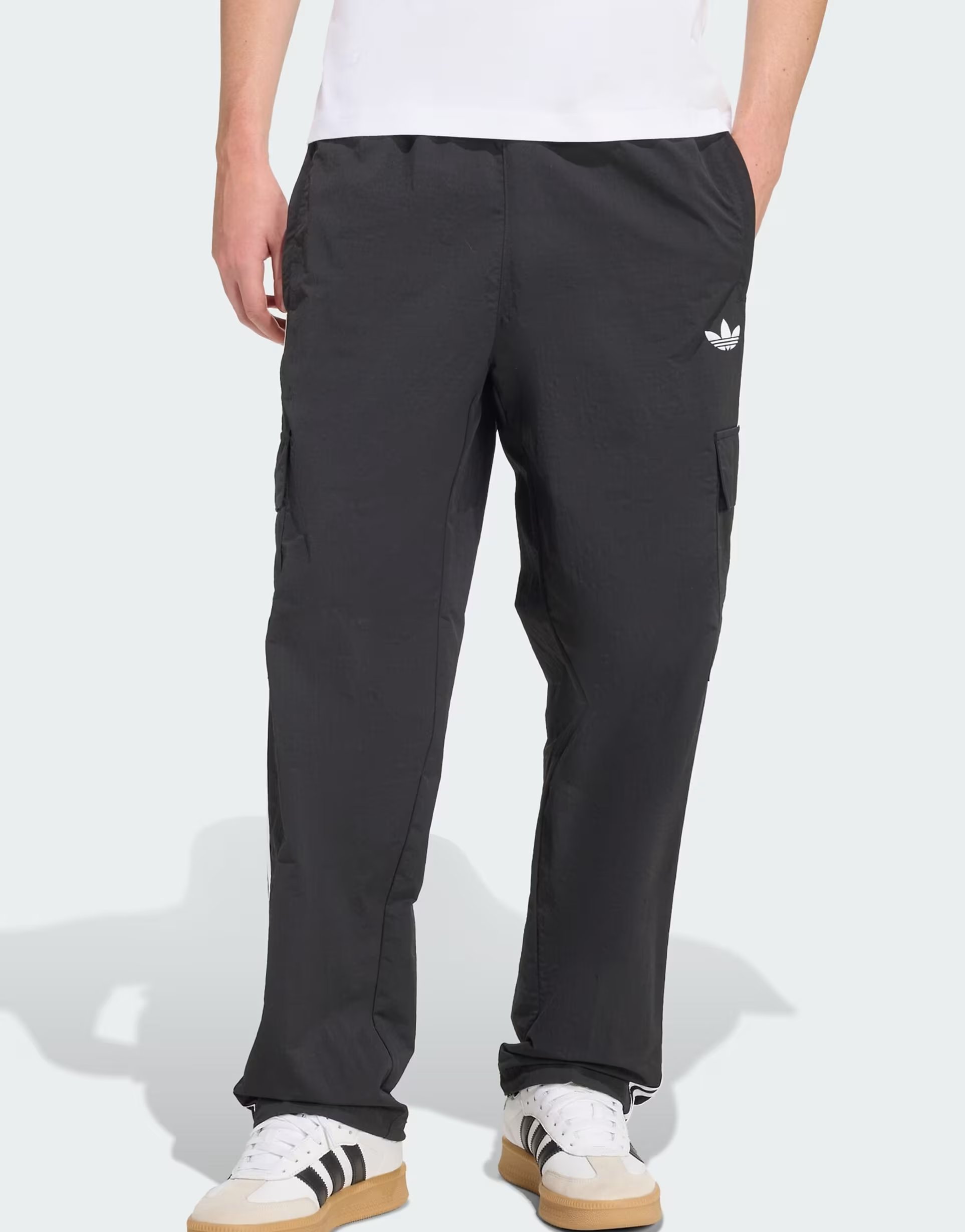 ASOS adidas Originals Adicolor classics 3-stripes cargo pants in black - 1