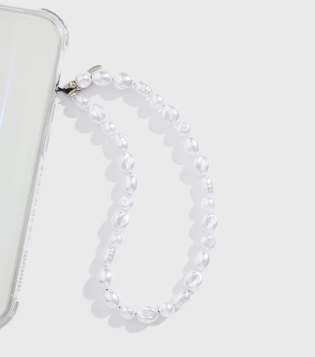Skinnydip Faux Pearl Phone Strap Skinnydip New Look - 2