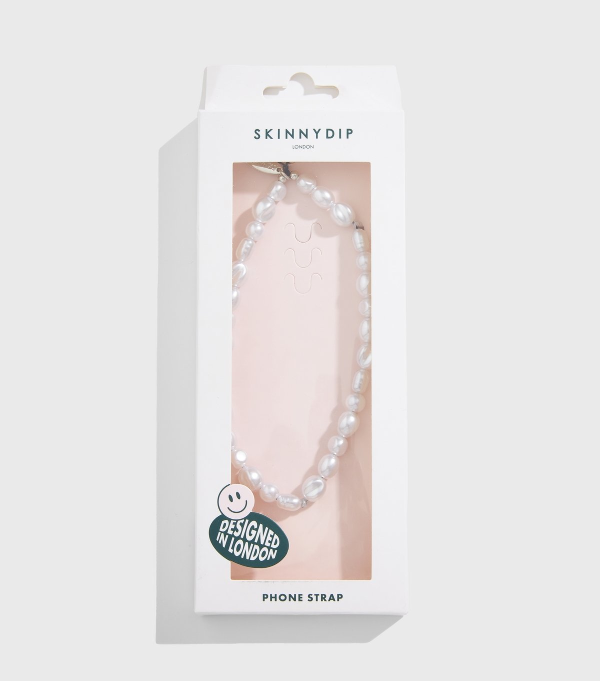 Skinnydip Faux Pearl Phone Strap Skinnydip New Look - 4