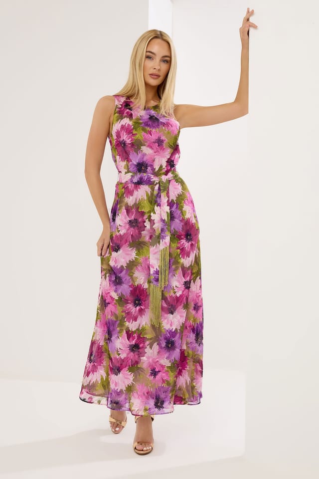 Star by Julien Macdonald Star by Julien Macdonald Women's Floral Tassel Detail Maxi Dress - 3